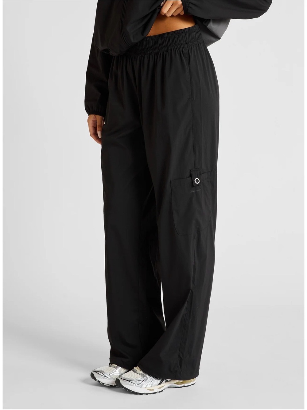 All Fenix Spray Wide Leg Pocket Pant - Black